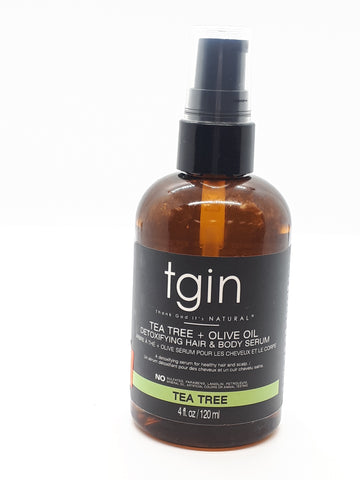 Tea Tree + Olive Oil Detoxifying Hair And Scalp Serum
