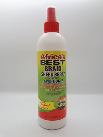 Africa's Best - Braid Sheen Spray w/ Conditioner – 12oz