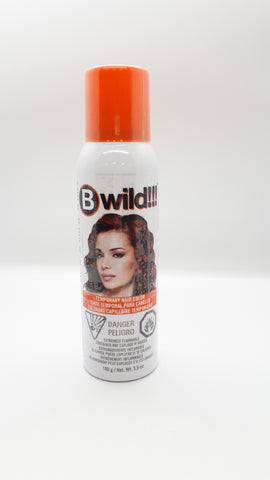 Bwild Temporary Hair Color Spray, Orange, 3.5oz