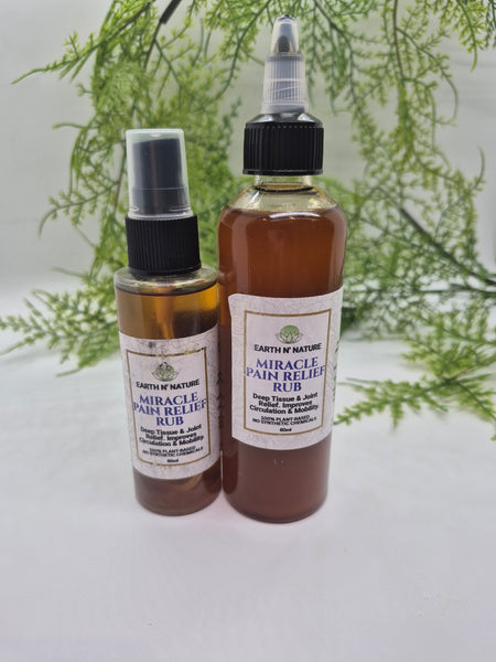 EARTH N NATURE: MIRACLE PAIN RELIEF RUB.