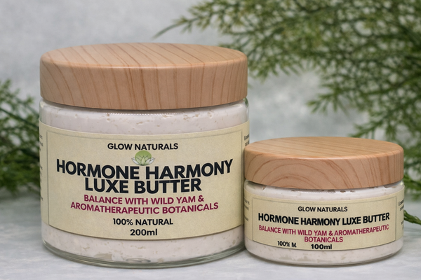 Glow Naturals: Hormone Harmony Luxe Butter : PH Balance Wild Yam & Aroma therapeutic Botanicals