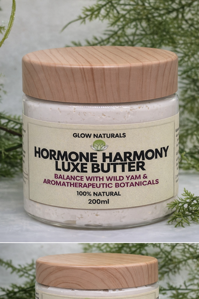 Glow Naturals: Hormone Harmony Luxe Butter : PH Balance Wild Yam & Aroma therapeutic Botanicals