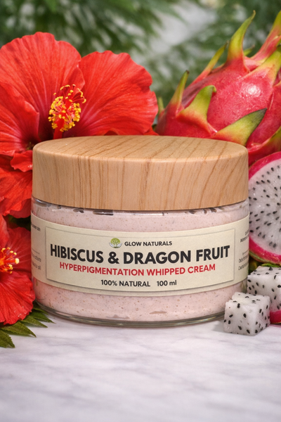 Glow Naturals:  Hibiscus & Dragon Fruit • Hyperpigmentation  Fading Whipped Butter