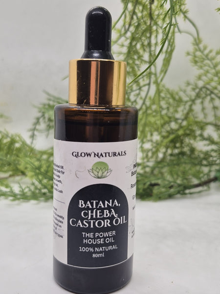Glow Naturals: Botana, Chebe & Castor Powerhouse Elixir Ancient Hair Growth
