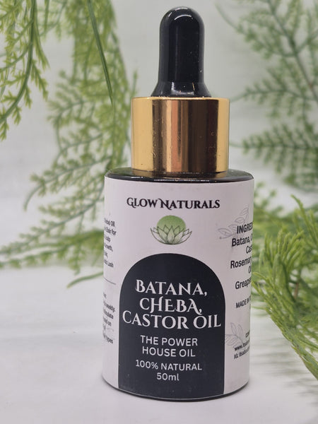 Glow Naturals: Botana, Chebe & Castor Powerhouse Elixir Ancient Hair Growth