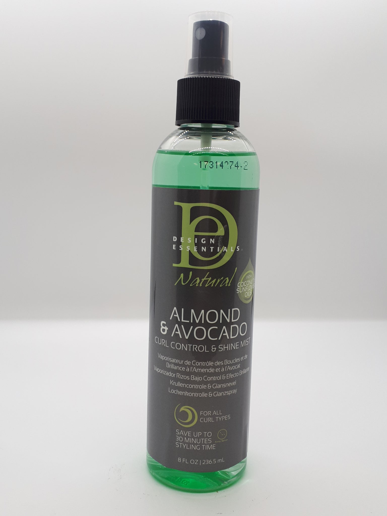 DESIGN ESSENTIALS - Almond & Avocado Moisturizing & Detangling Sulfate-Free Shampoo