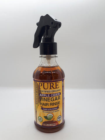 Pure Certified Organic Apple Cider Vinegar Hair Rinse