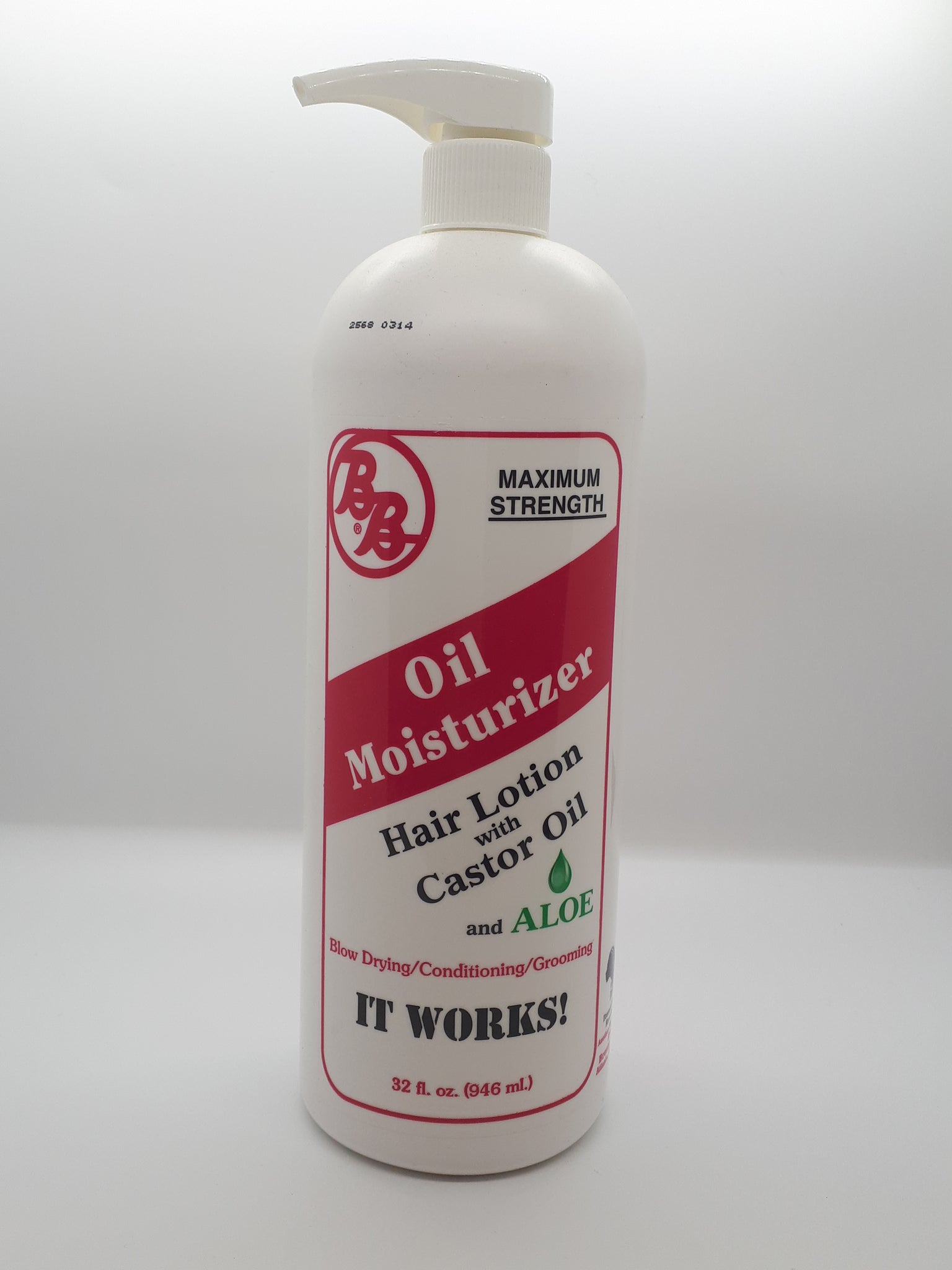 BB Oil Moisturizer, Hair Lotion With Castor Oil and Aloe, Maximum