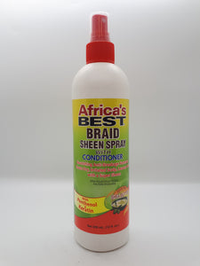 Africa's Best - Braid Sheen Spray w/ Conditioner – 12oz