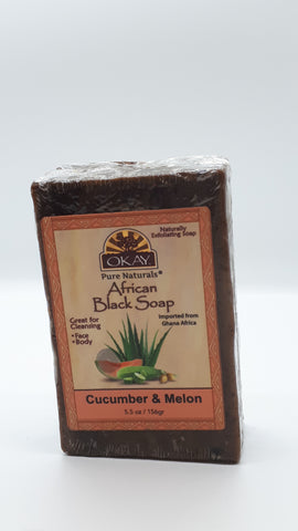 OKAY - African Black Soap Cucumber & Melon
