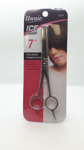 ANNIE - SCISSORS ICE SERIES 7" TWO SIDED THINNING SHEAR