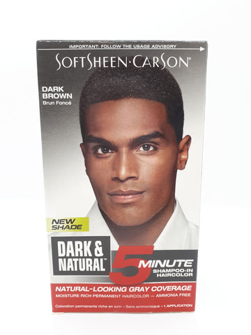 Permanent Men's Hair Color Dark Brown