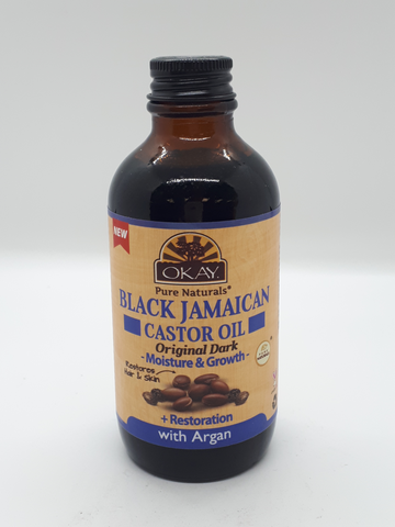 OKAY- BLACK JAMAICAN CASTOR OIL WITH ARGAN