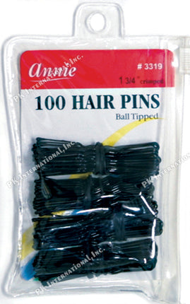 ANNIE HAIRPINS BLACK 100CT