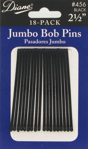 DIANE - BOB PINS-BLACK JUMBO 2-1/2"