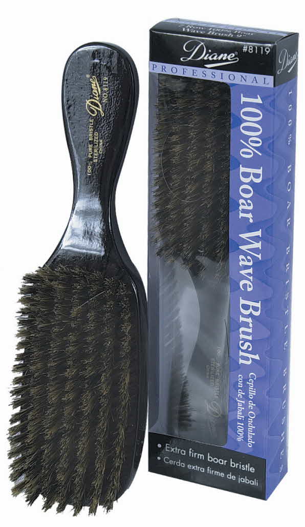 DIANE WAVE BRUSH 100% BOAR<MILITARY>WAVE