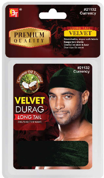 BT COCONUT OIL VELVET DURAG CANARY