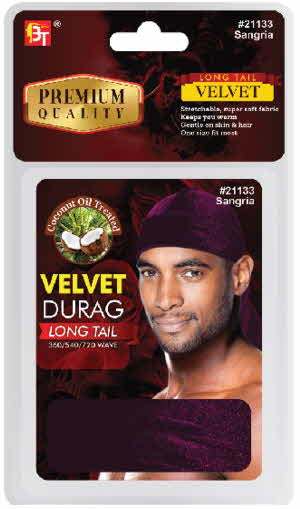 BT COCONUT OIL VELVET DURAG CANARY