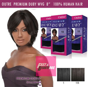 DUBY 8" Premium Human Weave Hair By Outre