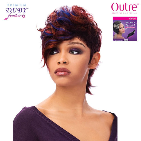 Outre Premium Duby Feather 6 Short Cut Style 100 Human Hair Weave